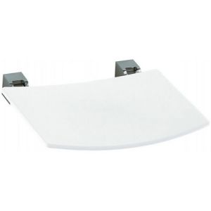 Keuco Collectie Plan 14980010051 klapzitting verchroomd/ wit (RAL 9010)