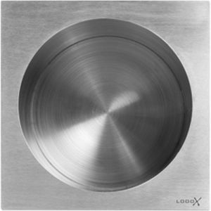 Looox Closed CL2 reserverolhouder voor 1 rol inbouw RVS