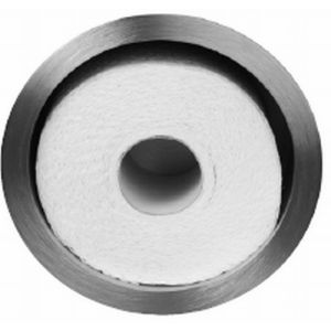 Looox Closed CL3 reserverolhouder voor 1 rol inbouw RVS