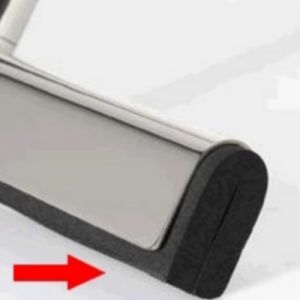 Luca 1003 reserve zwarte rubber t.b.v. vloerwisser *niet meer leverbaar*