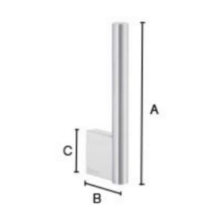 Smedbo Air AK320 reserverolhouder chroom