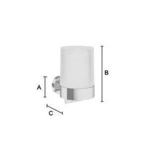 Smedbo Home HK361 zeepdispenser chroom