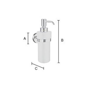 Smedbo Home HB369P zeepdispenser zwart