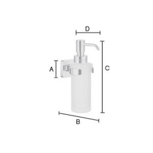 Smedbo Ice OK369P zeepdispenser chroom