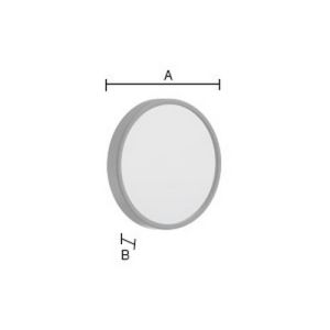 Smedbo Outline Lite FB621 vergrootspiegel met zuignappen 12x zwart