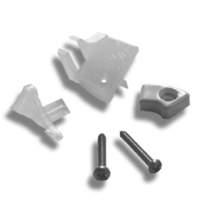 Novellini R01GIC-40 kapje met scharnierbus voor linker deur mat chroom