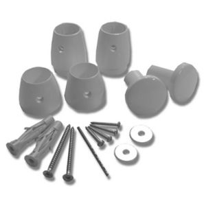 Novellini R01PAGO1-K montageset douchezitje chroom