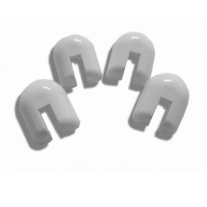 Novellini R04KIMO1-A set eindkapjes wit 030