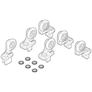 Novellini R07LUPO1-K set wieltjes chroom