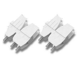 Novellini R08LU2P1-A verbindingsstuk verticale profielen wit