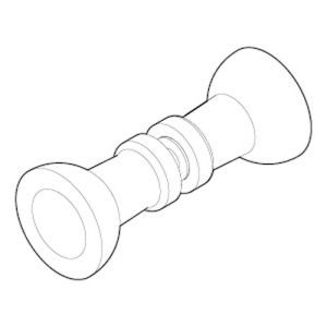 Novellini R40LIAR1-K deurgreep chroom