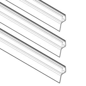 Novellini R51BJ3P1-TR set horizontale afdichtingsstrips transparant