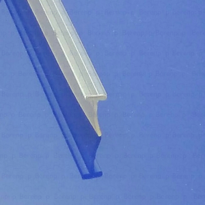 PDPlan Labyrinth inschuifrubber transparant 100cm