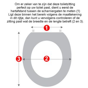 Pressalit Dania R37000-D92999 toiletzitting met deksel wit