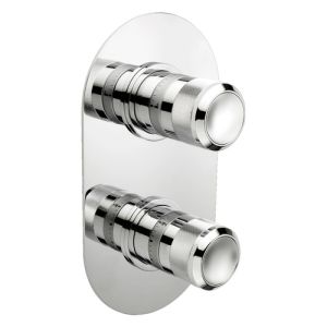 Pure Chronos CH5753 inbouwthermostaat met 2-uitgangen chroom