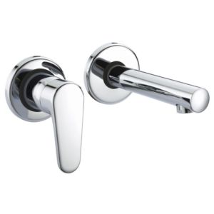 Pure Cinca CN5305 wastafelkraan 2-gats compleet met inbouwdeel chroom