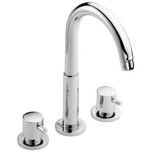 Pure Duero DU5422 3-gats inbouw wastafelkraan chroom