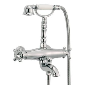 Pure Melrose ME5833 bad thermostaatkraan met handdoucheset chroom