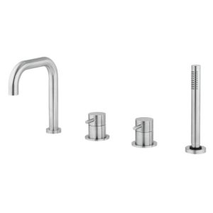 Pure RVS 316 Serie RV1260 4-gats badrandcombinatie RVS geborsteld