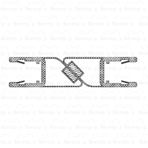 Riho 062020003 magneetstrippenset 180 graden (2 stuks), 200cm, 8mm