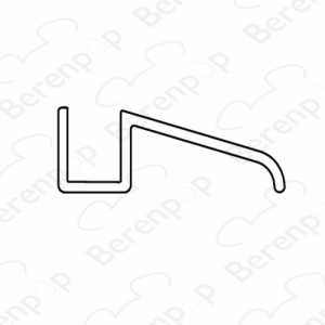 San4U Sealday SD143 afwaterprofiel, 200cm, 6 en 8mm