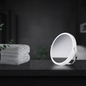 Smedbo Outline FK444 reisspiegel met led verlichting 1x en 7x chroom