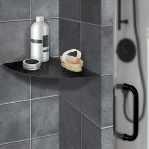 Smedbo Sideline DB3064 hoekplanchet mat zwart