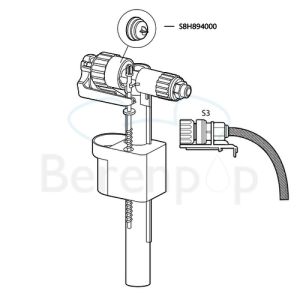 Sphinx S8H922000 vlotterkraan S3 *niet meer leverbaar*