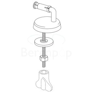 Villeroy en Boch Grangracia 88220161 set verstelbare scharnieren chroom