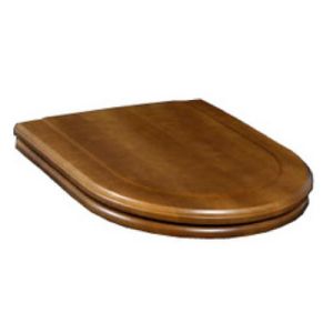 Villeroy en Boch Hommage 9926K100 toiletzitting met deksel notenboom gebeitst