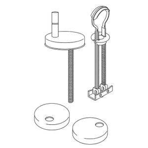 Villeroy en Boch Omnia Architectura Compact / Subway 1.0 Compact 92205661 set verstelbare scharnieren chroom