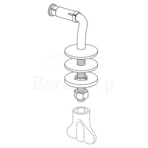 Villeroy en Boch O.Novo / Omnia Classic 88230161 set vaste scharnieren chroom