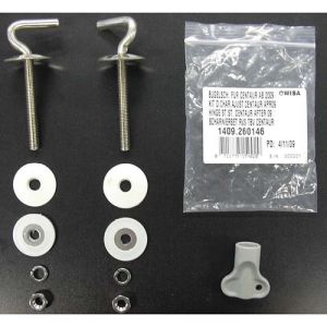 Wisa Centaur (vanaf 2009) 1409260146 set van 2 scharnieren RVS