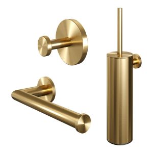 Brauer 5-GG-152 accessoire set 3-in-1 goud geborsteld pvd