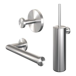 Brauer 5-NG-152 accessoire set 3-in-1 rvs geborsteld pvd