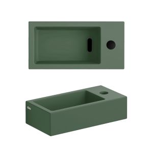 Clou Flush 3 CL0342030 keramiek fontein 36cm mat pijnboom groen