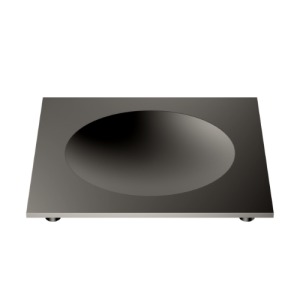 Decor Walther 0837266 DW 351 zeepschaal mat donker metaal