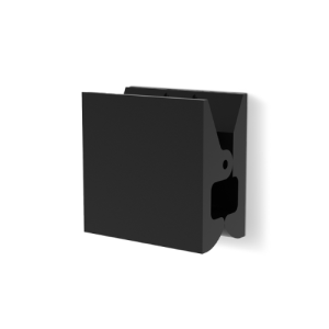 Decor Walther 0907260 PINCH S/M klem/haak mat zwart