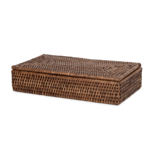 Decor Walther Basket 0941592 Basket BMD multi box met deksel donker rotan