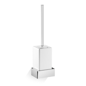 Decor Walther Brick 0591505 BK WBG toiletborstelgarnituur wand chroom/ zwart porselein