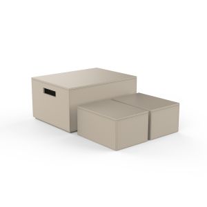 Decor Walther Brownie 0943047 BROWNIE 3BOX set van 3 multi boxen kunstleder zand