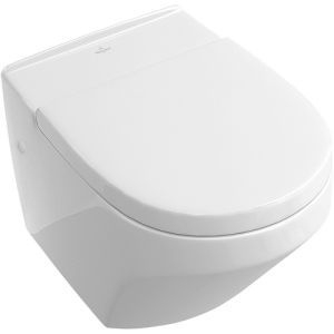 Villeroy en Boch Lifetime 9M02S101 toiletzitting met deksel wit
