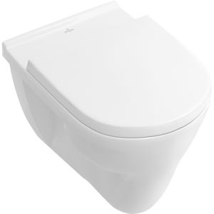 Villeroy en Boch O.Novo 9M396101 toiletzitting met deksel wit