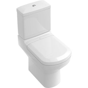 Villeroy en Boch Sentique 98M8S101 toiletzitting met deksel wit