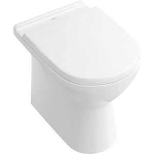 Villeroy en Boch O.Novo 9M38S101 toiletzitting met deksel wit