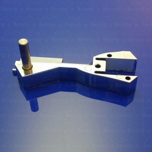 PDPlan Labyrinth scharniervoet rechts (zonder glasbevestiging) chroom *niet meer leverbaar*