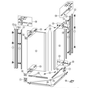 Huppe 1002, 054278 afvoerprofiel rechts