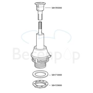Sphinx S8H707000 uitstroommechanisme 16S (65/220 lang) *niet meer leverbaar*