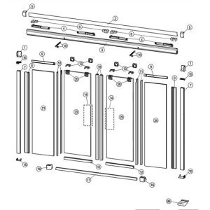 Huppe Design elegance - Aura elegance, 025409 afvoerprofiel