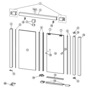 Huppe 501 Design, 061845 afvoerprofiel
